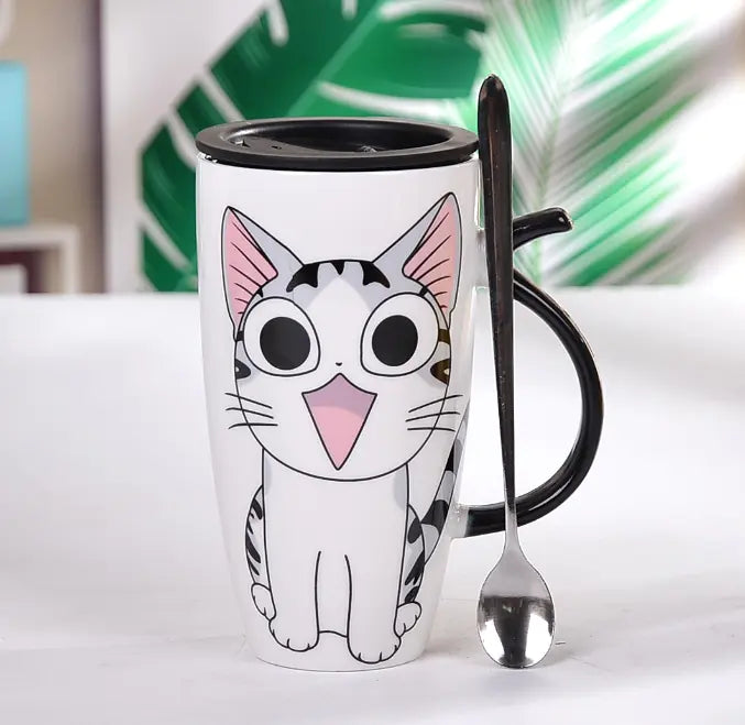 Cuddly Cat Ceramic Mug - 600ml