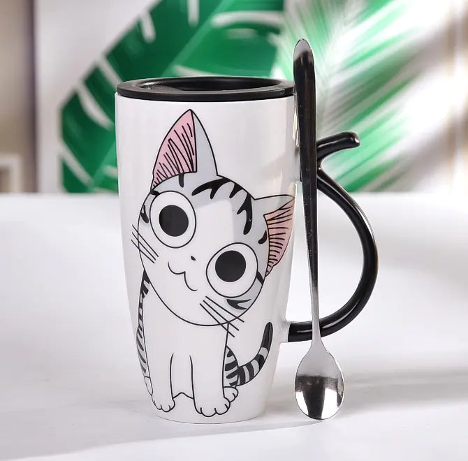 Cuddly Cat Ceramic Mug - 600ml