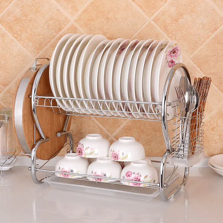 Sleek Stainless Kitchen Organizer