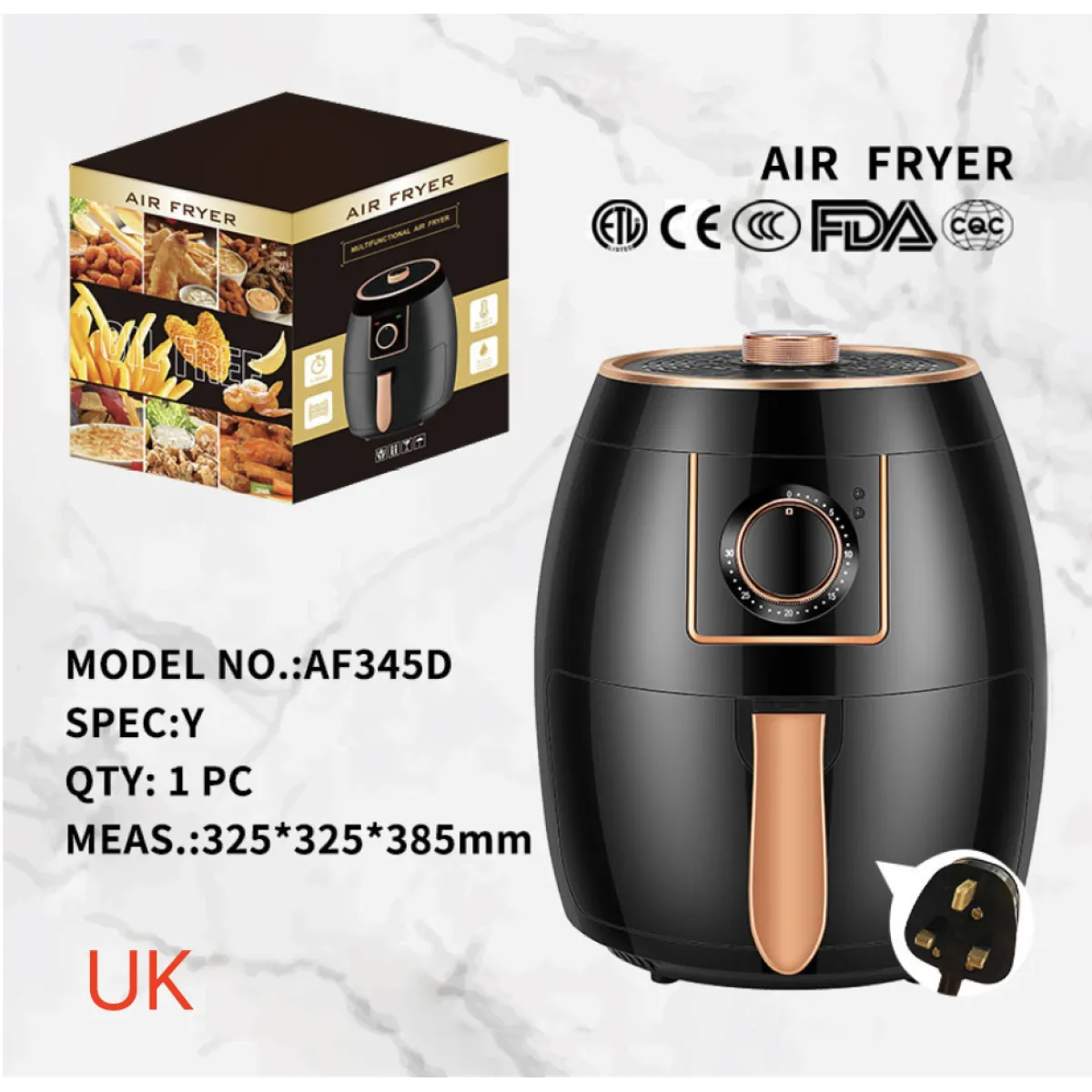 5.5L Smart Air Fryer Deluxe