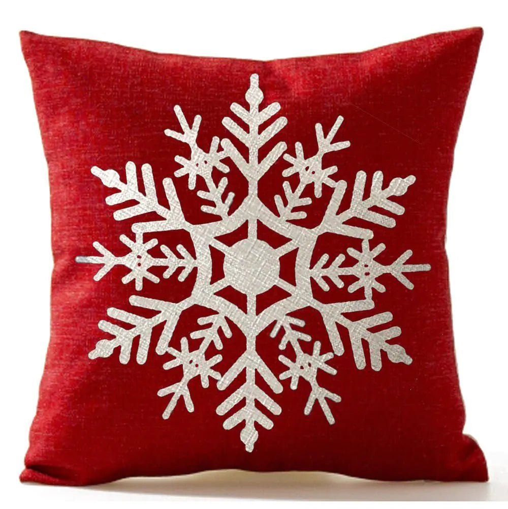 Holiday Snowflake Cushion Covers