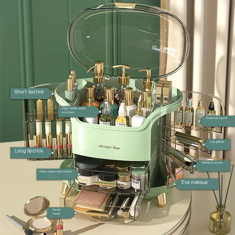 Clear Cosmetic Organizer Box