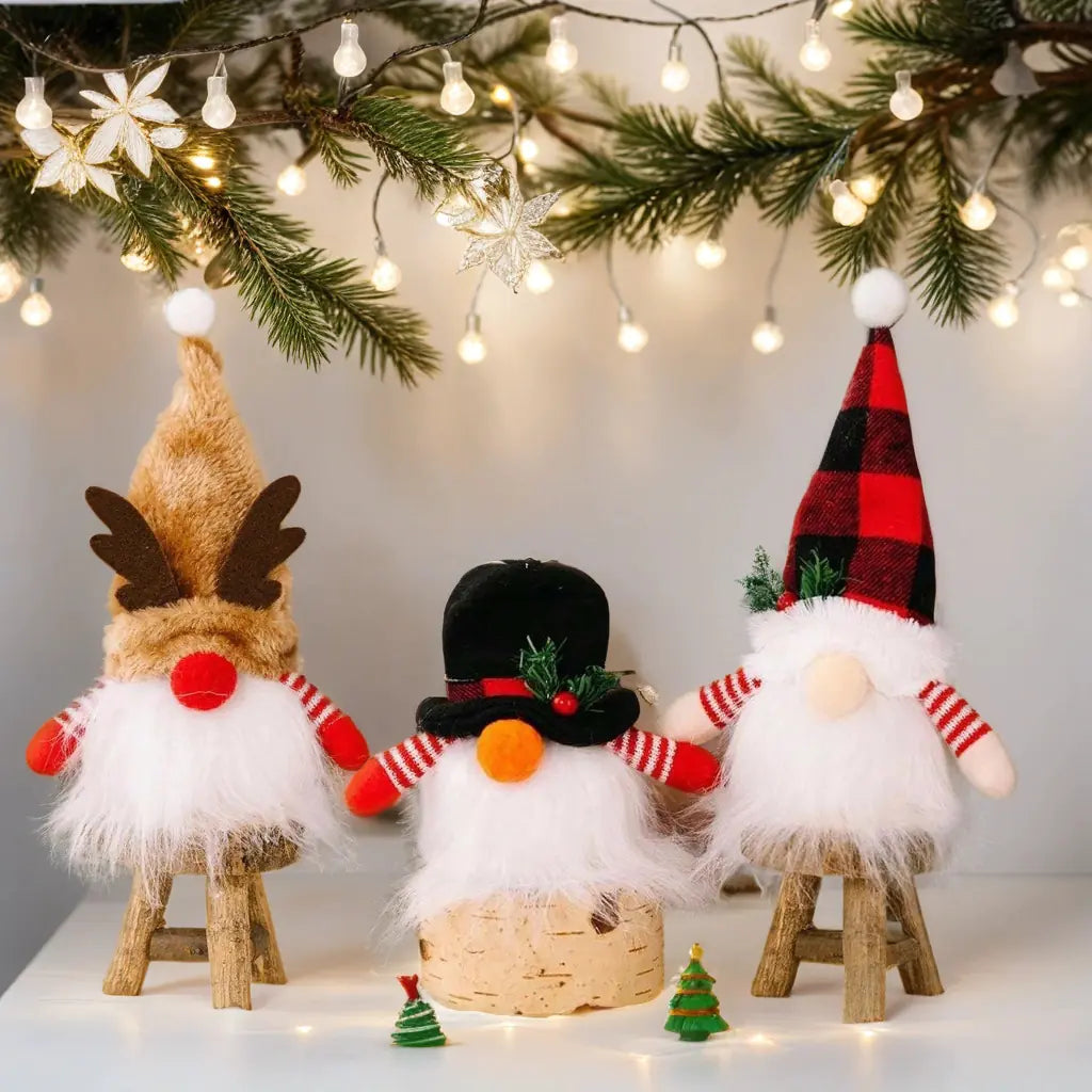 Glowing Q-Style Rudolf Ornament