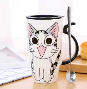 Cuddly Cat Ceramic Mug - 600ml