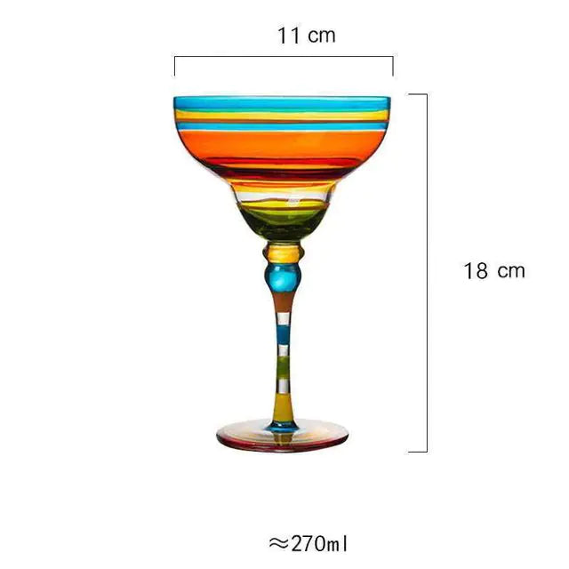 Artistic Party Margarita Glasses