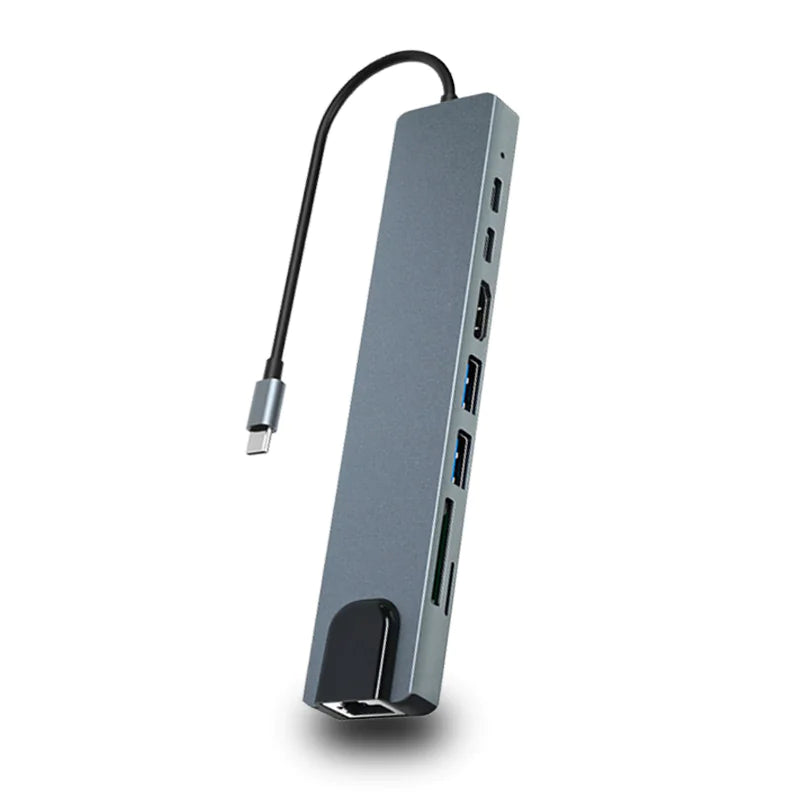 Multi-Port USB-C Hub with HDMI & VGA