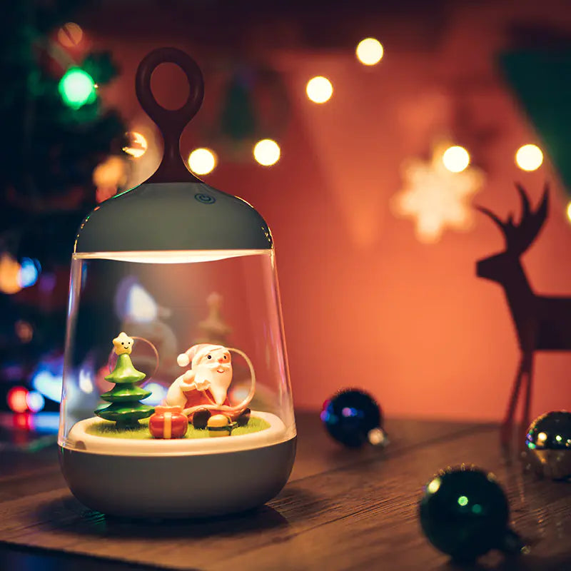 Christmas Gift DIY Potted Plant LED Night Light