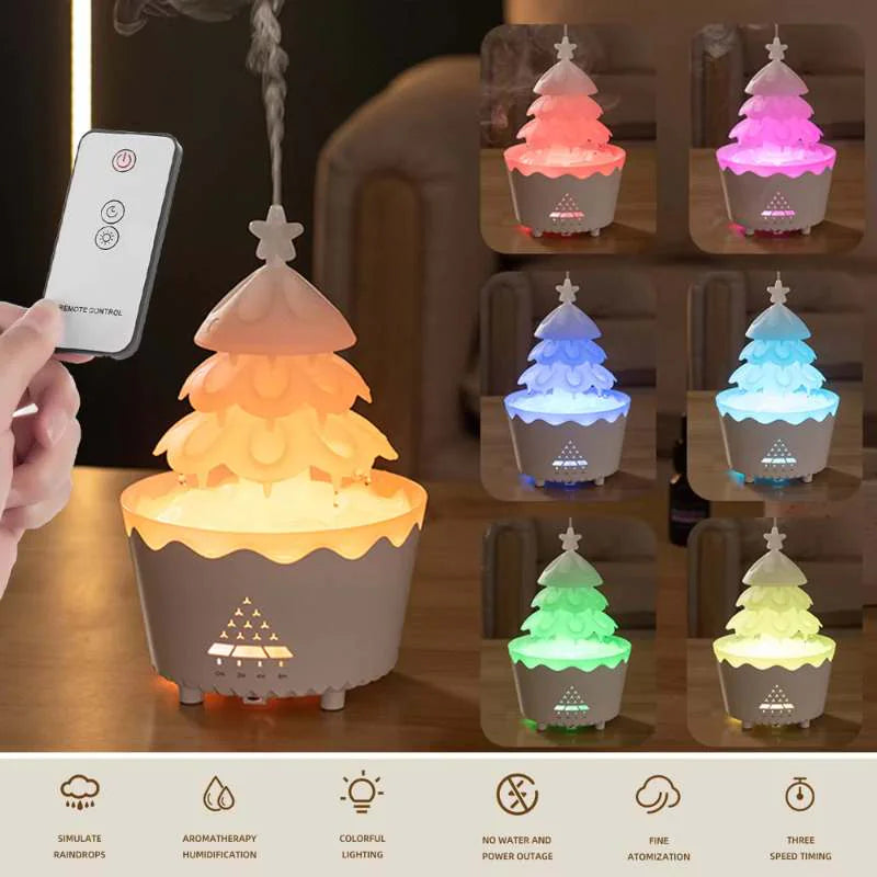 Holiday Glow Aroma Diffuser with LED Lights