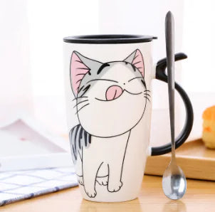 Cuddly Cat Ceramic Mug - 600ml