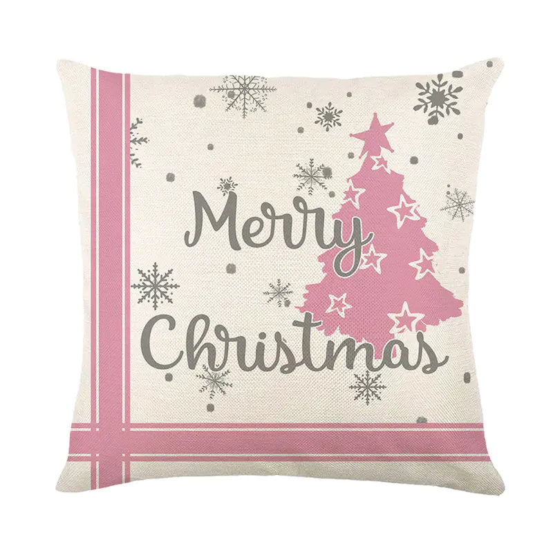 Festive Home Charm Christmas Pillowcase