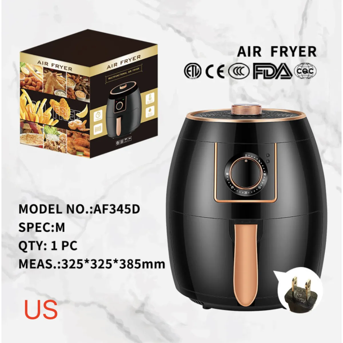 5.5L Smart Air Fryer Deluxe