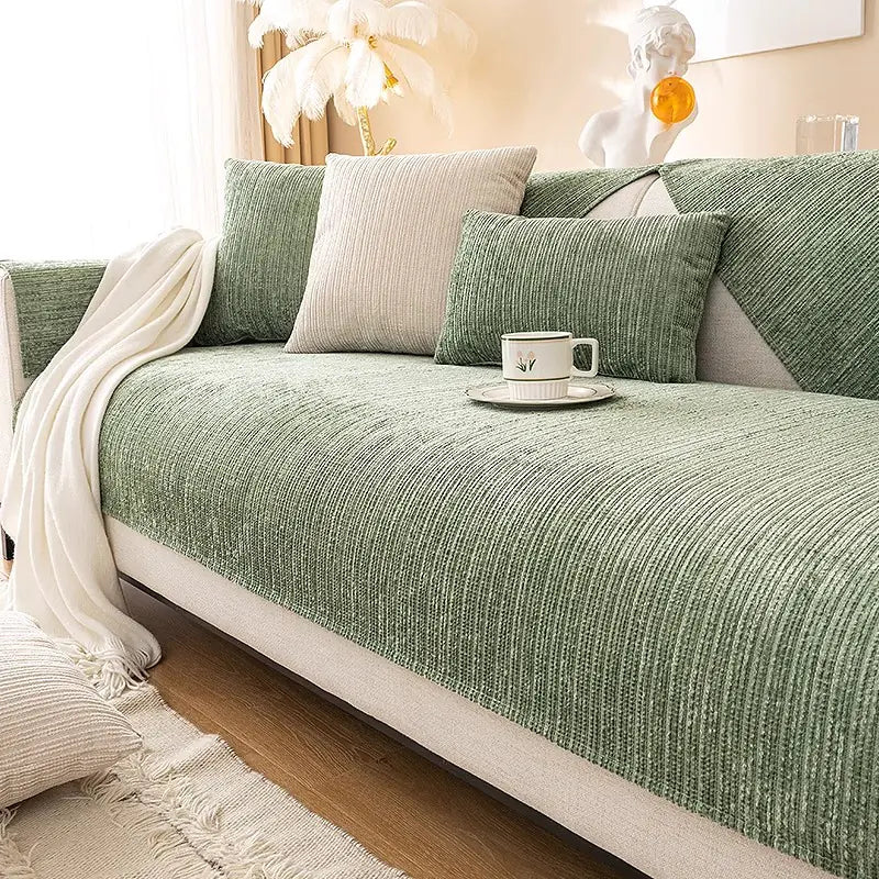 Universal Chenille Sofa Cover for All Seasons