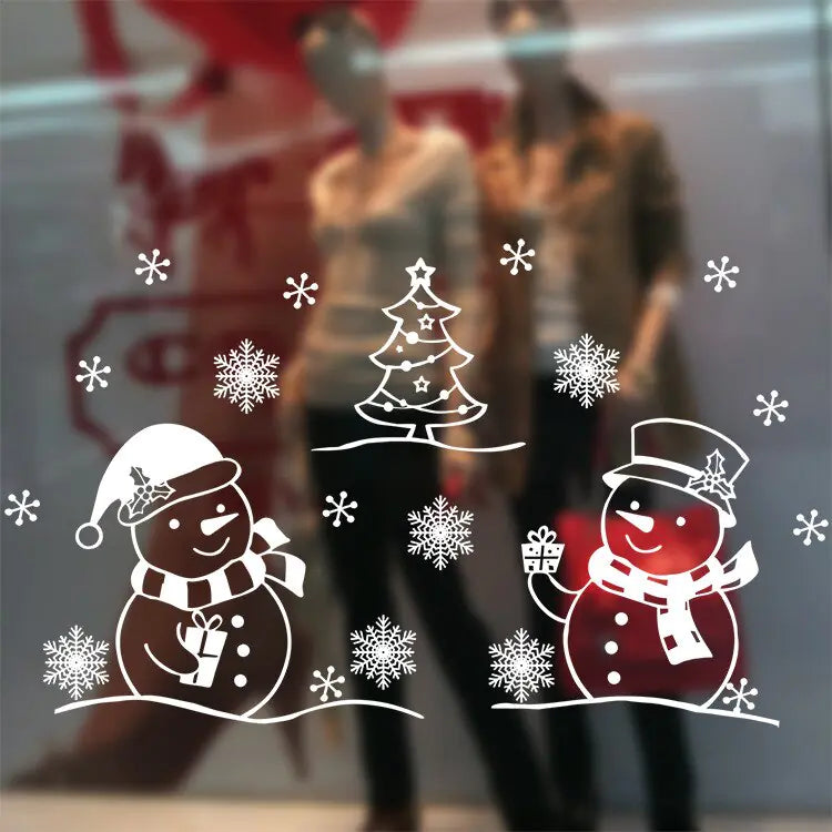 Holiday Season Static Cling Decals