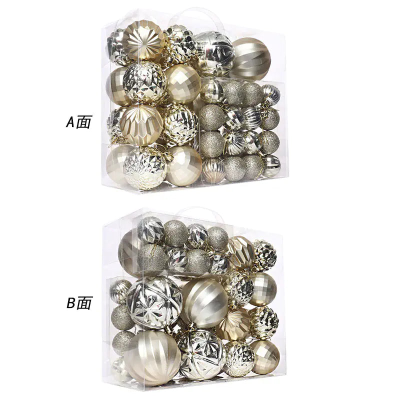 Festive Elegance Christmas Ornament Set/ 46PC