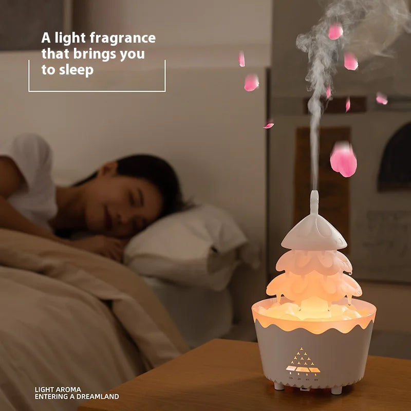 Holiday Glow Aroma Diffuser with LED Lights