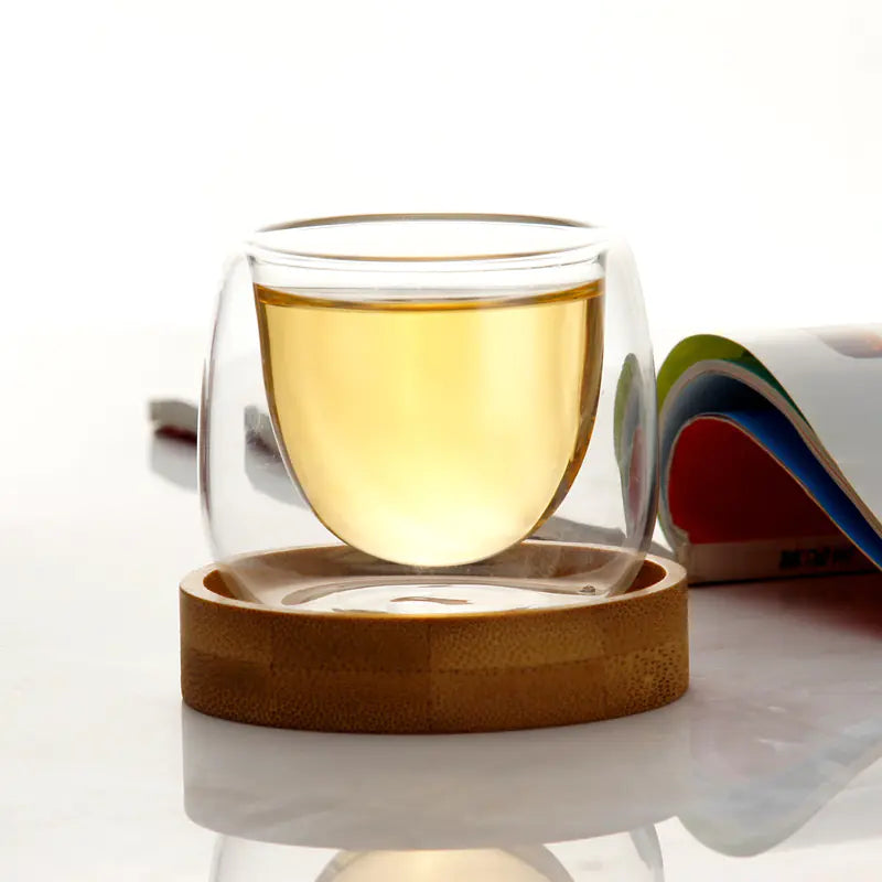 Artisan Borosilicate Glass Tea Cup Set