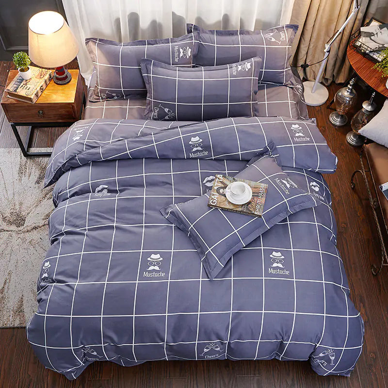 Elegant Single Bedding Set, 180x220cm, Bulk