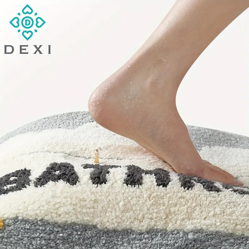 PlushSafe Bathroom Floor Mat