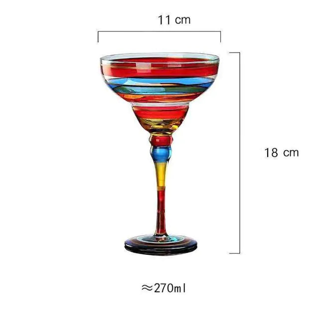 Artistic Party Margarita Glasses