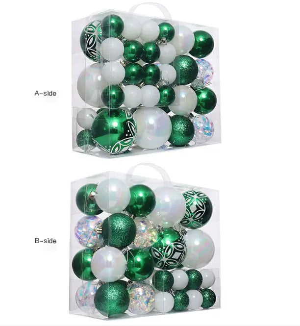Festive Elegance Christmas Ornament Set/ 46PC
